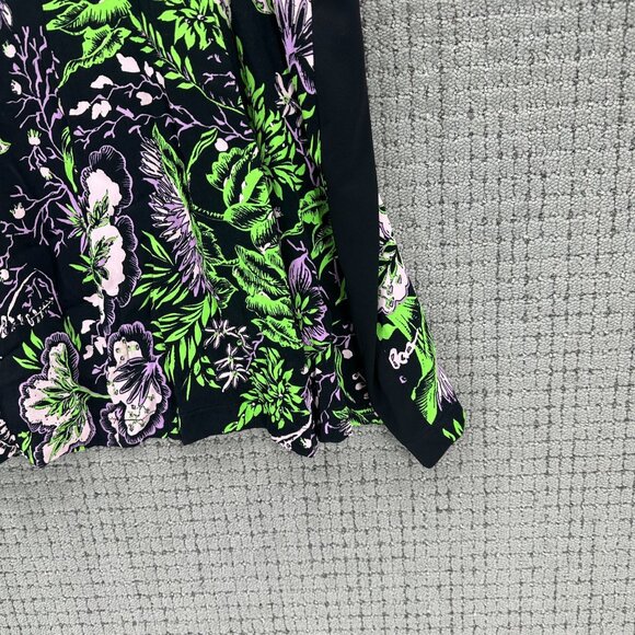 Rodebjer Mini Dress Womens S Multicolor Floral  Short Sleeve Shoulder Pads - Picture 5 of 11